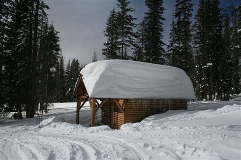 Jenn and Romy: The Snow Survey Cabin | Cabin, Snow, Places