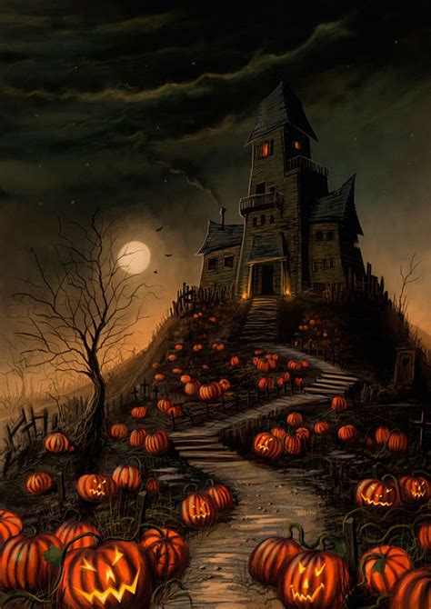 the art of animation | Halloween artwork, Halloween illustration, Halloween backgrounds