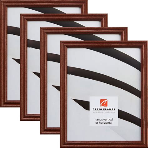 Craig Frames .75" Traditional Walnut Brown Wood Picture Frames & Poster ...