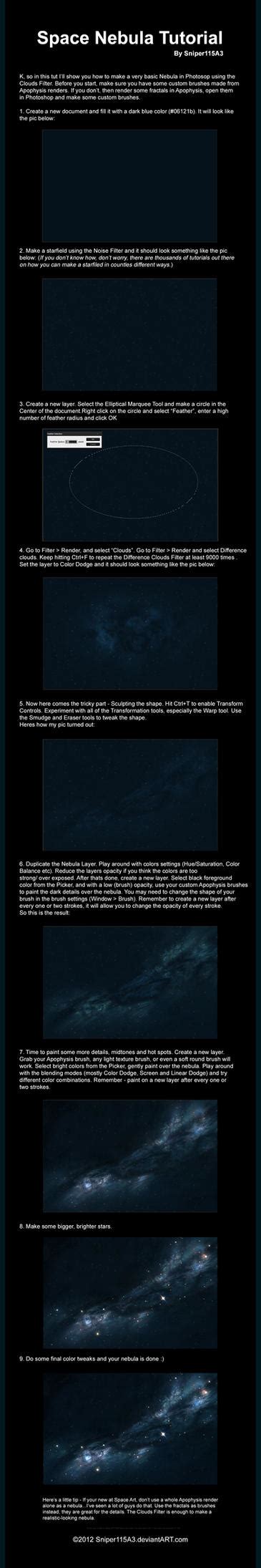 Space Nebula Tutorial by Sniper115A3 on DeviantArt