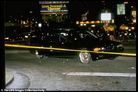 BMW Sedan carrying Tupac when he was shot dead in 1996 is put up for auction for $1.75million in ...