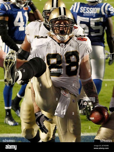 Superbowl xliv jeremy shockey hi-res stock photography and images - Alamy