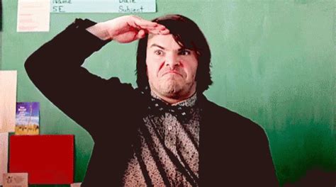 Jack Black Salute GIF - JackBlack Salute SchoolOfRock - Discover & Share GIFs