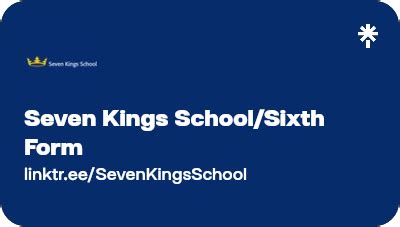 Seven Kings School/Sixth Form | Twitter, Instagram, TikTok | Linktree