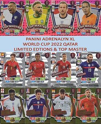 PANINI ADRENALYN XL FIFA World Cup Qatar 2022 Limited Edition Cards ...