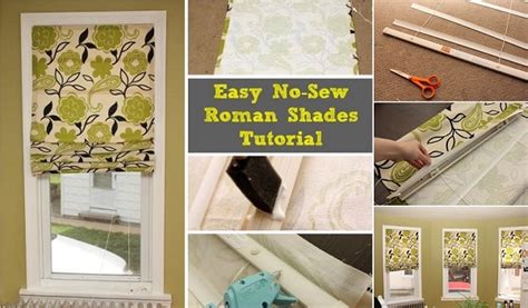 Easy DIY Roman Shades | Home Design, Garden & Architecture Blog Magazine