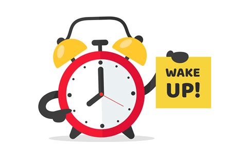 Alarm clock to wake up to work. 696307 Vector Art at Vecteezy