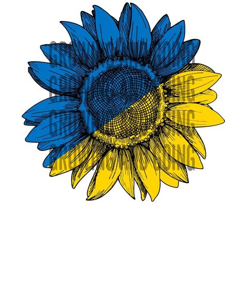 Ukraine Sunflower Digital PNG JPG Clipart Design Vector - Etsy ...