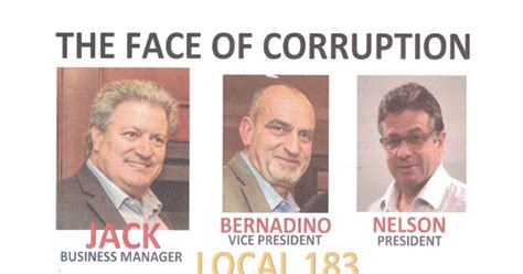 Labourers 183: Liuna local 183 faces of corruption