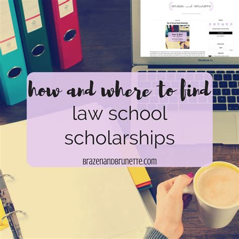 How to Find Law School Scholarships ~ Brazen and Brunette ⚖ law school ...