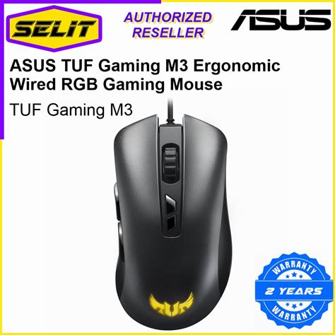 ASUS TUF Gaming M3 Ergonomic Wired RGB Gaming Mouse [Selit Trading] – Selit Trading