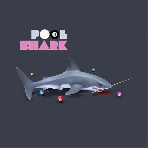 Pool Shark Digital Art by Michael Murray