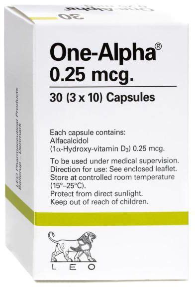 One-Alpha 0.25 Mcg Capsule 30pcs price from sidalih in Saudi Arabia - Yaoota!