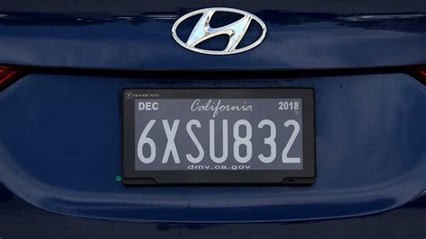 Digital License Plates Roll Out In California : The Two-Way : NPR