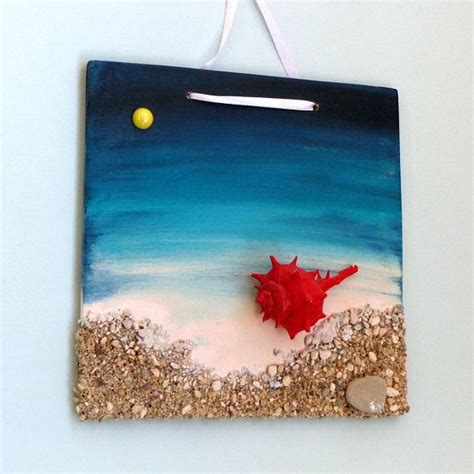 Beach Pebble Art Pebble Art 3D Picture Stone Wall Art On | Stone wall art, Pebble art, Sea crafts