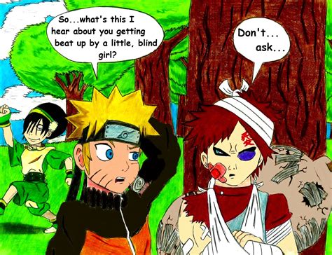 Naruto reacts to Gaara vs. Toph by Mothralina95 on DeviantArt