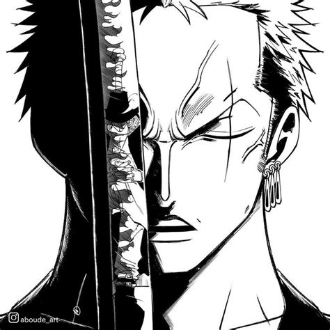 Roronoa Zoro | Fond d'ecran dessin, Dessin noir et blanc, Dessin one piece