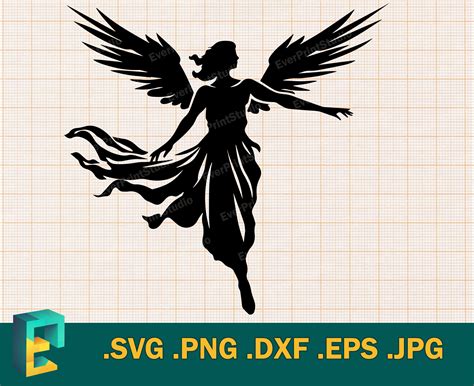 Guardian Angel SVG Cricut Cut Files Download Guardian - Etsy