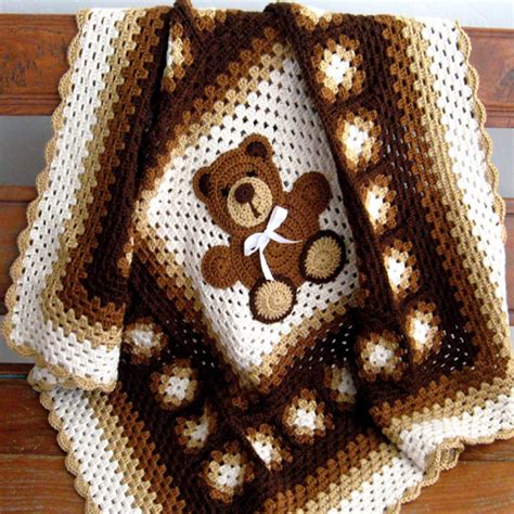 Teddy Bear Blanket - Crochet Pattern | Beautiful Skills - Crochet ...