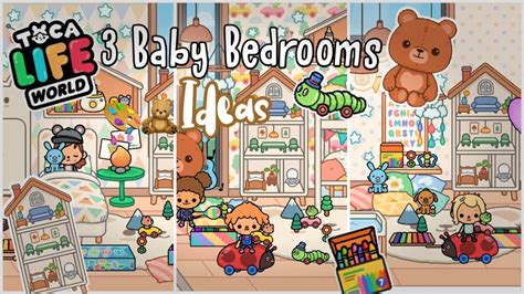 3 Baby Bedrooms Ideas 👶🏻🧸| Toca Life World | Toca Boca - YouTube