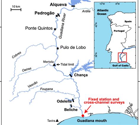 Guadiana River Map