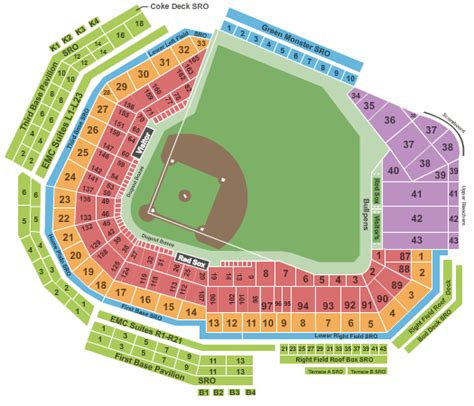 Fenway Park Diagram