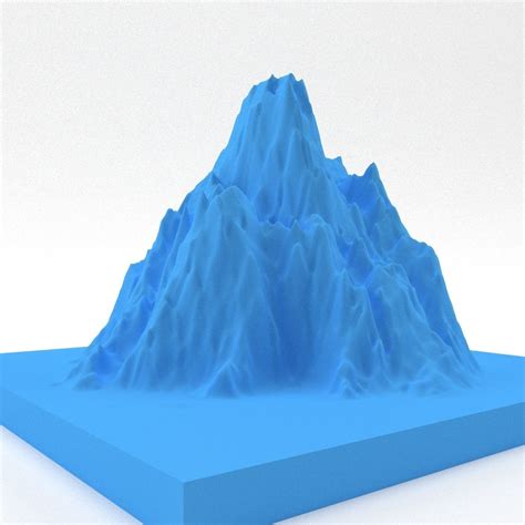 Italian mountain 3d model - nanaxlinux