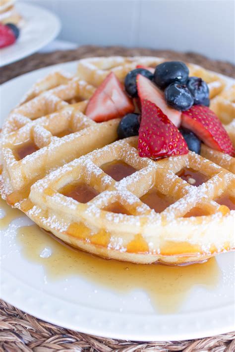 Restaurant-Style Belgian Waffles - A Slice of Sweet