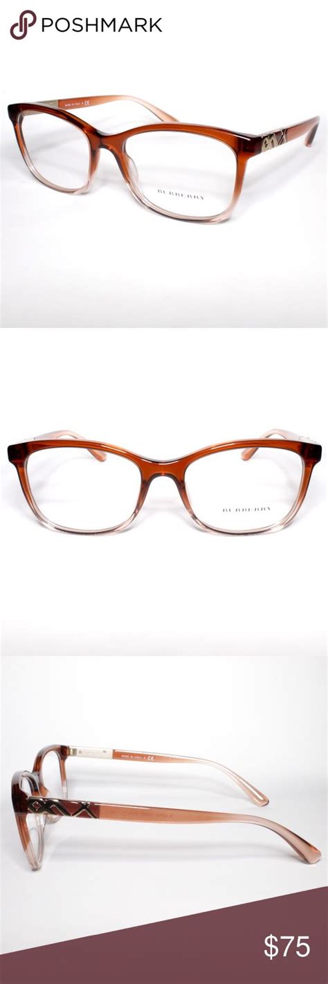 Burberry Frame B 2242 3608 53.17 140 Honey Brown W Burberry Eyeglasses Brand New 100% Authentic ...