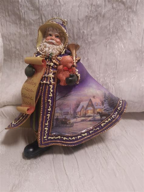 Cool item: Thomas Kinkade Old World Santas Ornament | Holiday cheer ...