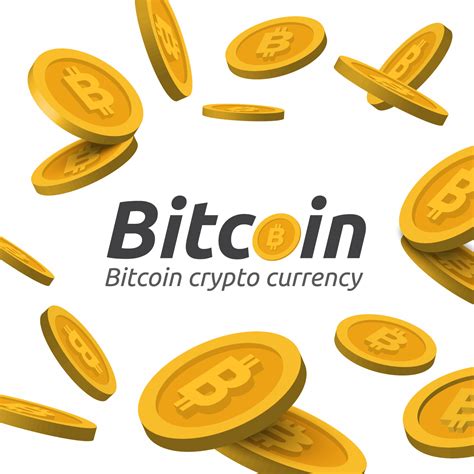 Golden Bitcoin sign on white background 211156 Vector Art at Vecteezy