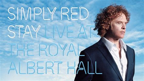 Simply Red - Live at the Royal Albert Hall - YouTube Premiere September ... | Royal albert hall ...