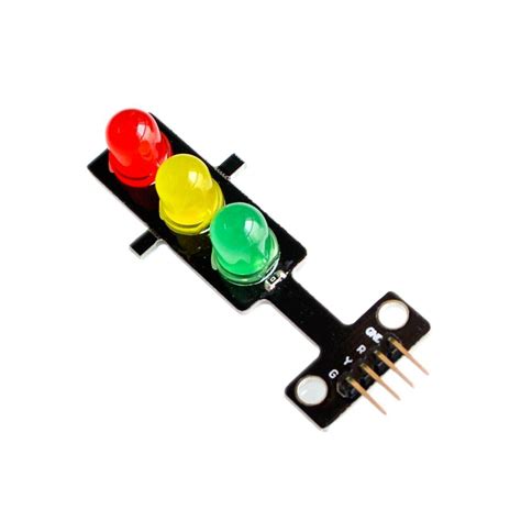 Mini 5V Traffic Light LED Display Module for Arduino Red Yellow Green 5mm LED Mini-Traffic Light ...