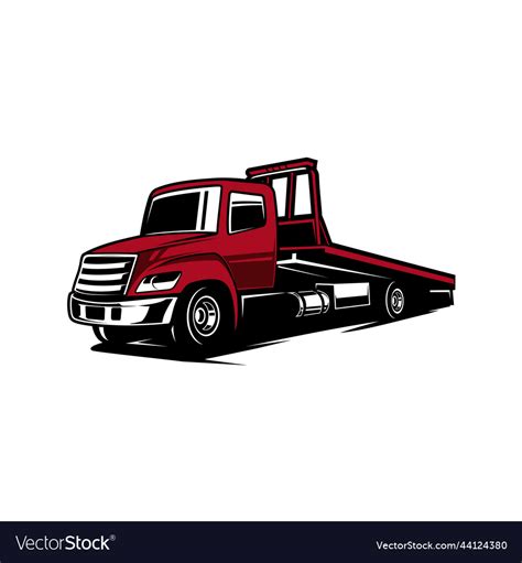 Tow truck Royalty Free Vector Image - VectorStock