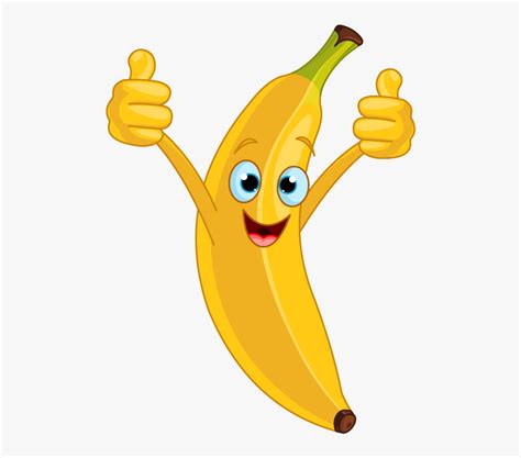 Bananas Transparent Happy - Smiley Banana Clipart, HD Png Download ...