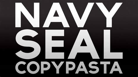 Navy Seal Copypasta - YouTube