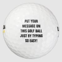 Custom Golf Balls - Design your Own Custom personalized Gifts