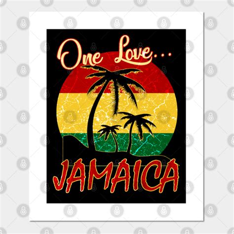 One Love Jamaica - Jamaica - Posters and Art Prints | TeePublic