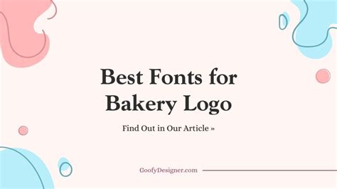 24 Best Fonts for Bakery Logo That Sprinkle Sweetness and Style