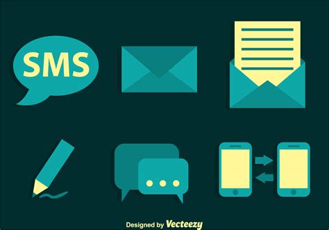 SMS Vector Icons 93334 Vector Art at Vecteezy