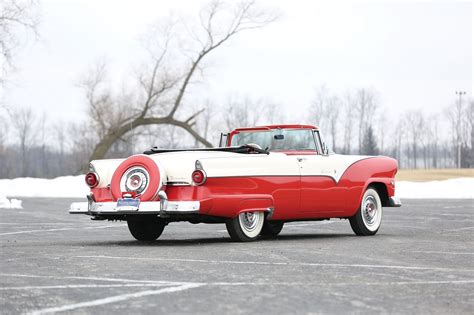 1955, Ford, Fairlane, Sunliner, Convertible, Cars, Classic Wallpapers ...