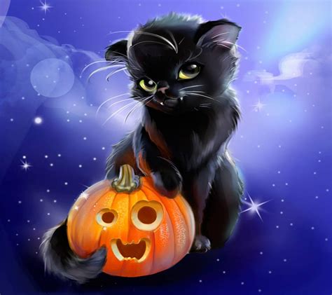 Halloween Kitty Wallpapers - Wallpaper Cave