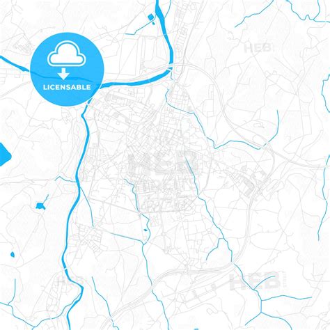 Torrelavega, Spain PDF vector map with water in focus - HEBSTREITS Sketches in 2022 | Map vector ...