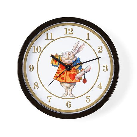 ALICE IN WONDERLAND CLOCKS Wall Clock by WONDERLAND_SHOP