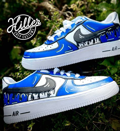 Custom Nike Air Force 1 - Cartoon Drip - Killer Crep Customz