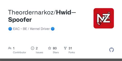 GitHub - Theordernarkoz/Hwid--Spoofer: 🔵 EAC - BE / Kernel Driver 🔵