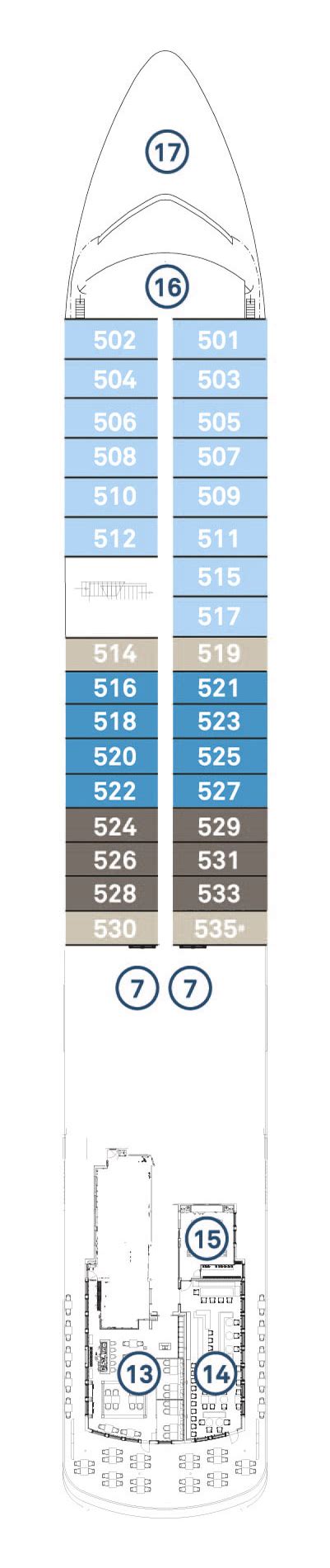 Scenic Eclipse Deck Plans | CruiseInd