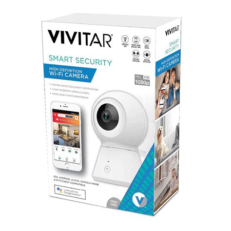 Vivitar Night Vision/Two-Way Intercom Smart Security 1080p Wifi IP ...