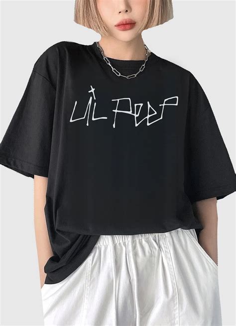 Lil Peep, Lil Peep Merch, Lil Peep Shirt, Emo, Goth, Lil Peep Hoodie, Lil Peep Clothing, Black ...