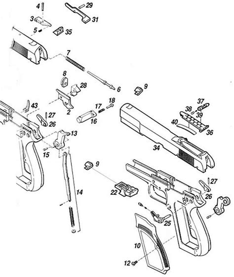 Browning HiPower Schematic - Browning 9mm and .40 S&W